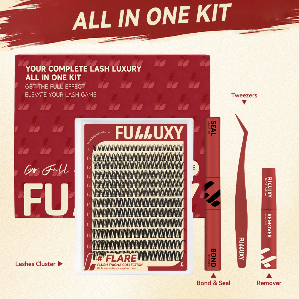 Fulluxy Flare DIY Cluster Lash Kit