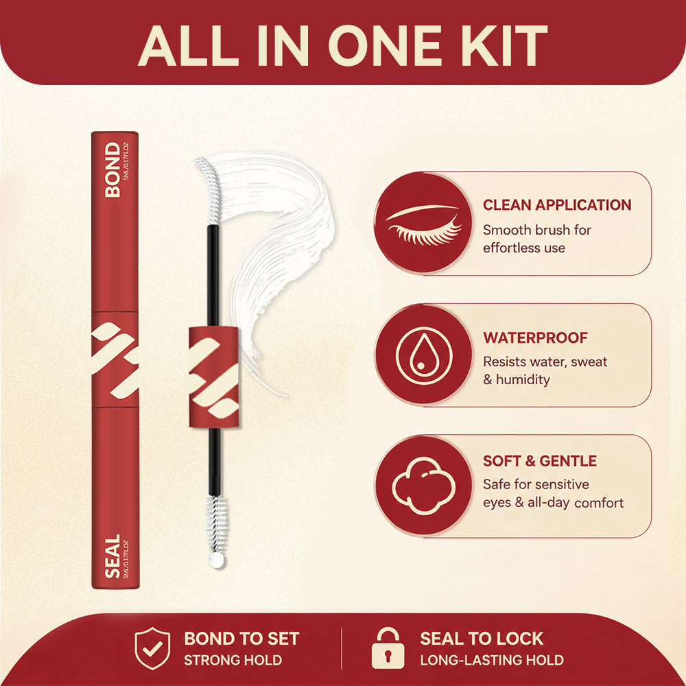 Fulluxy 3-in-1 Lash Glue System | Clear Bond & Seal & Remover