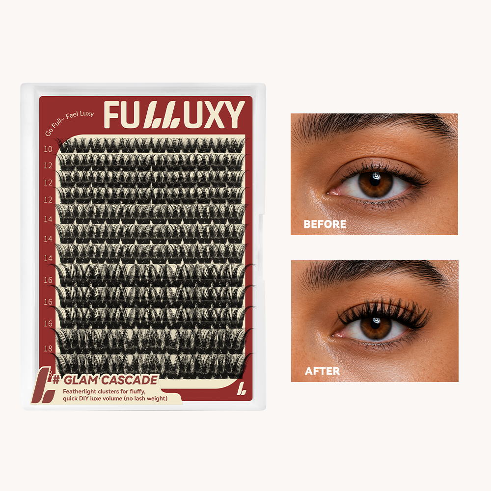 Fulluxy Glam Cascade Lash Clusters Kit
