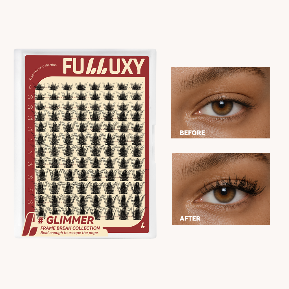 Fulluxy Glimmer Lash Clusters | Lash Only Frame Break D Curl Volume