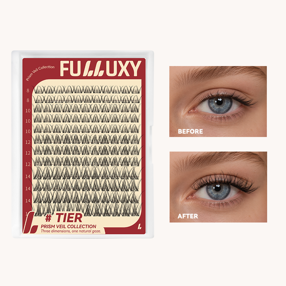 Fulluxy Tier Lash Clusters | Lash Only Natural D Curl Volume