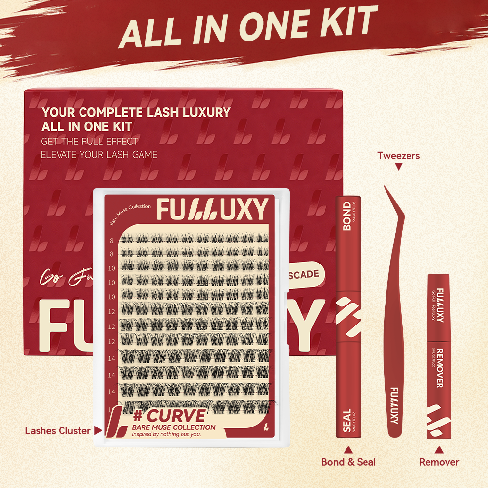 Fulluxy Curve DIY Cluster Lash Kit