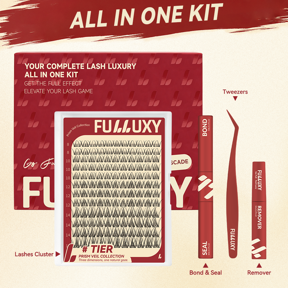 Fulluxy Tier DIY Cluster Lash Kit