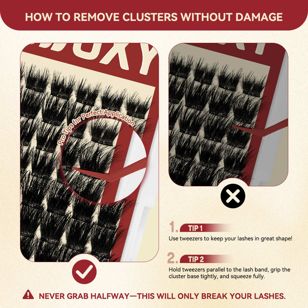 Fulluxy Diamond Stack Lash Clusters Kit