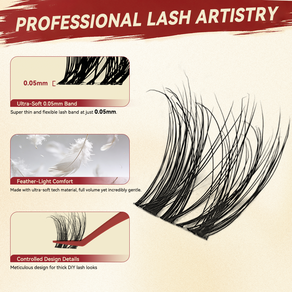 Fulluxy Misty DIY Cluster Lash Kit