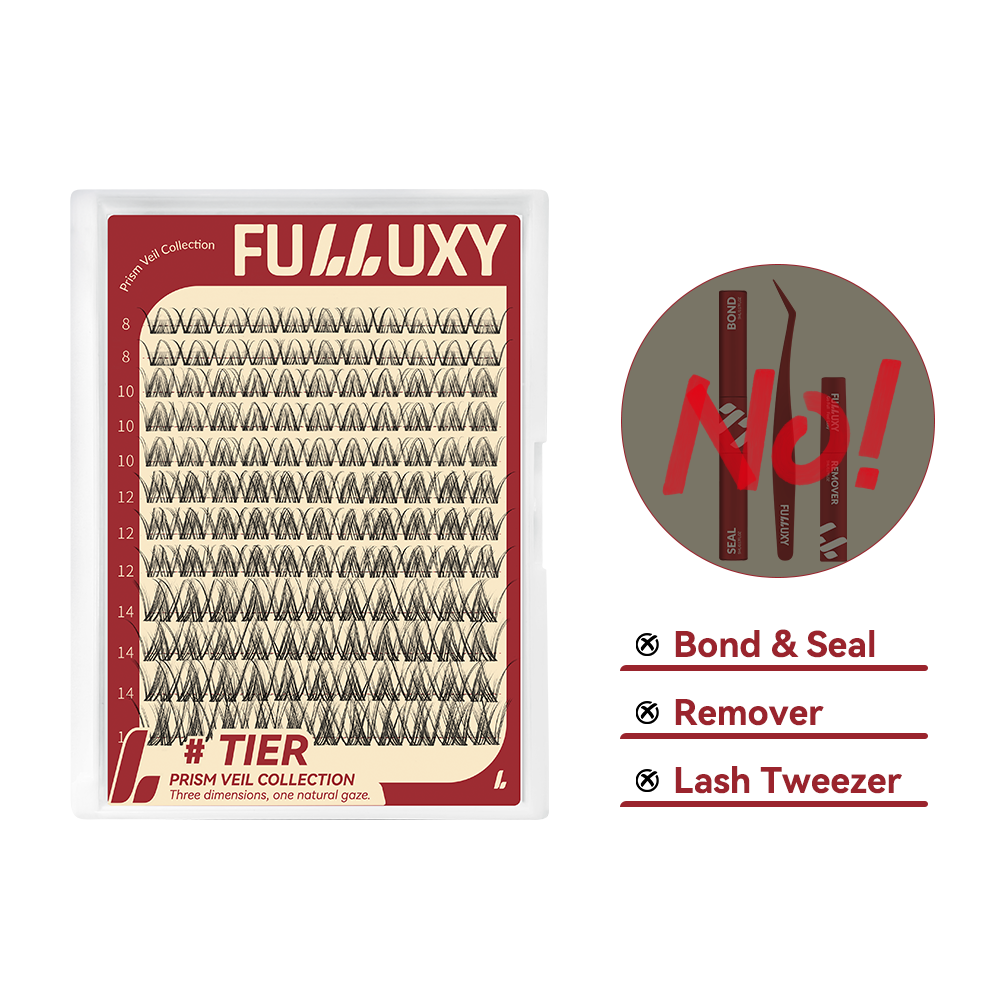 Fulluxy Tier Lash Clusters | Lash Only Natural D Curl Volume