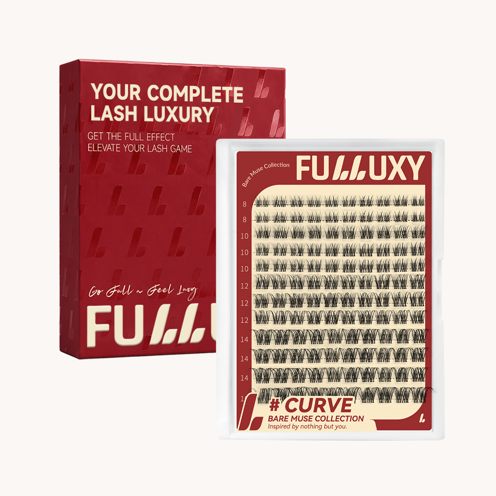 Fulluxy Curve Lash Clusters | Lash Only Natural D Curl