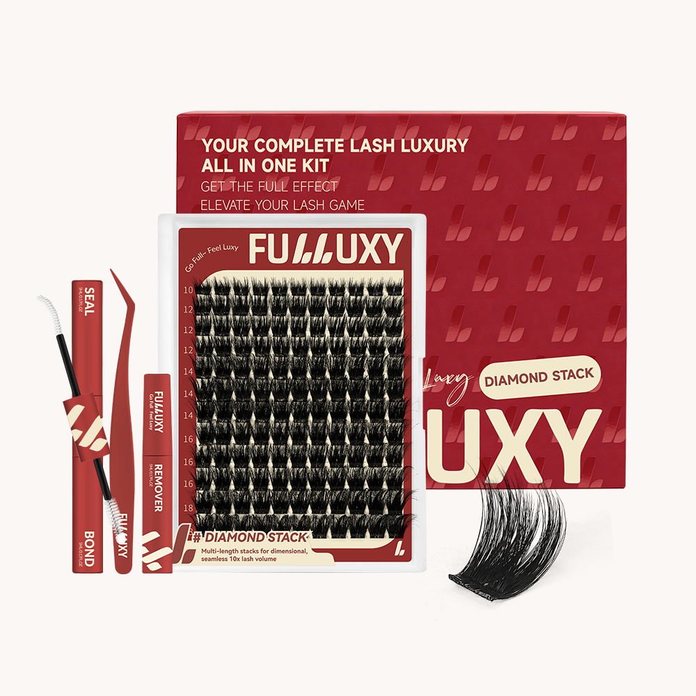 Fulluxy Diamond Stack Lash Clusters Kit