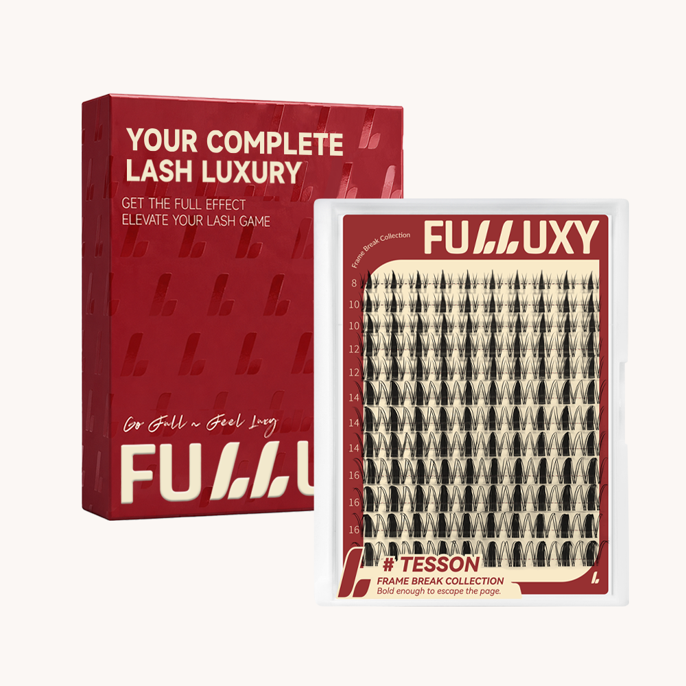 Fulluxy Tesson Lash Clusters | Lash Only Spiked D Curl Volume
