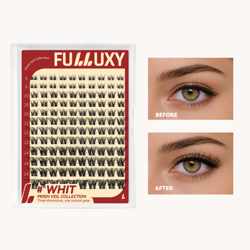 Fulluxy Whit Lash Clusters | Lash Only Wispy D Curl Volume