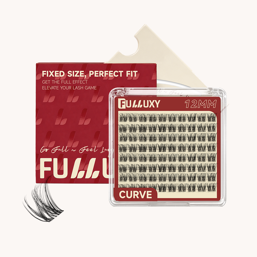 Fulluxy Curve Single Length Lash Clusters | Lash Only