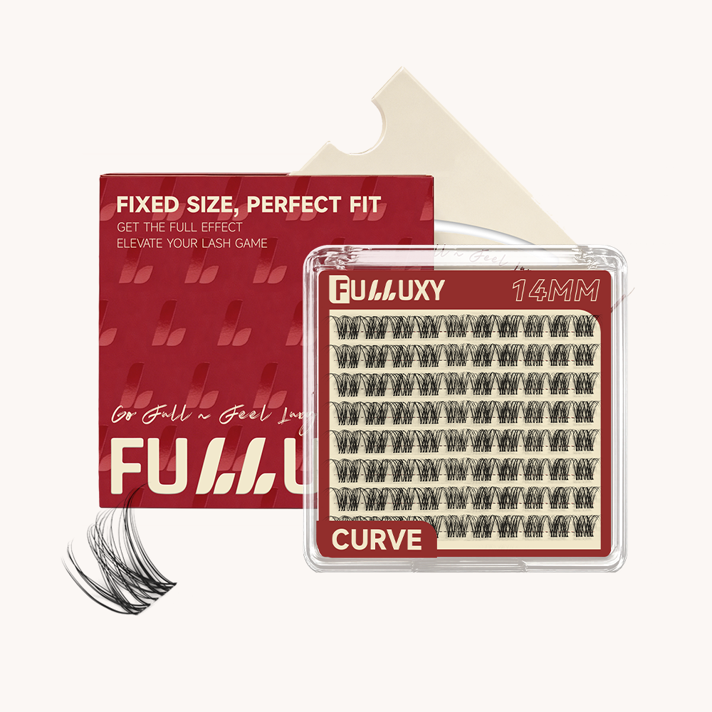 Fulluxy Curve Single Length Lash Clusters | Lash Only