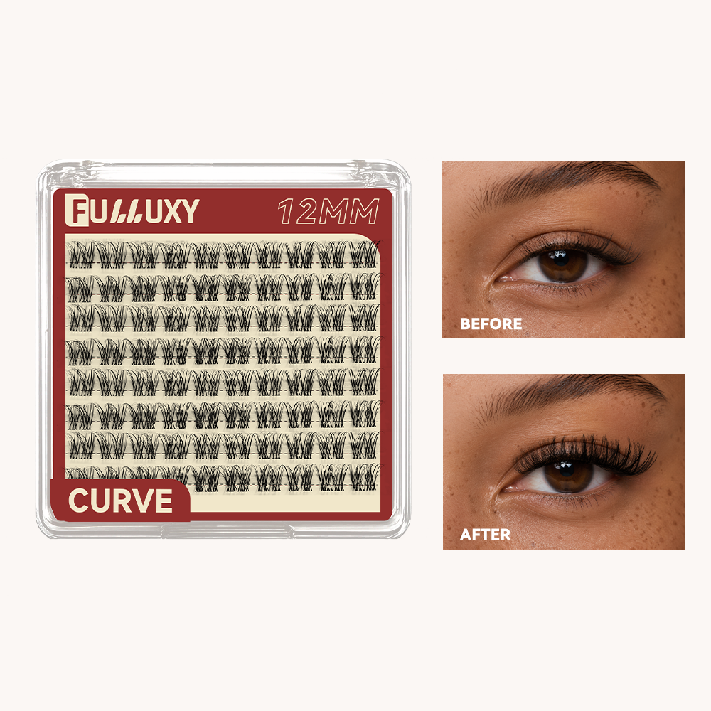 Fulluxy Curve Single Length Lash Clusters | Lash Only